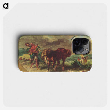 The Moroccan and his Horse - ウジェーヌ ドラクロワ Phone Case.