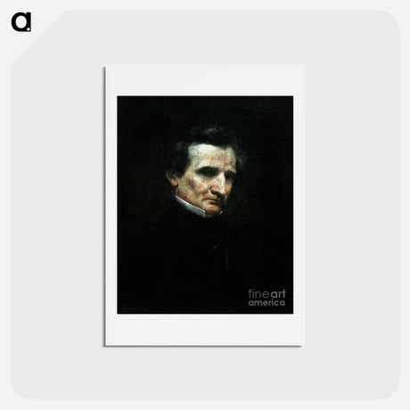 アートポストカード-Hector Berlioz - ギュスターヴ クールベ Postcard.