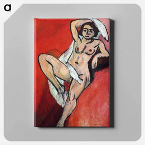 アートパネル-Nude with a Scarf - アンリ マティス Canvas.