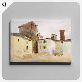 アートパネル-Borgo San Lorenzo - ジョン シンガー サージェント Canvas.