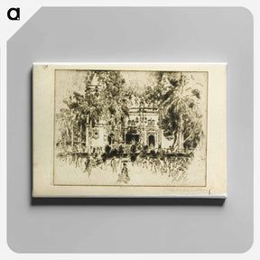 アートパネル-The Cathedral, Panama
 - ジョセフ ペネル Canvas.