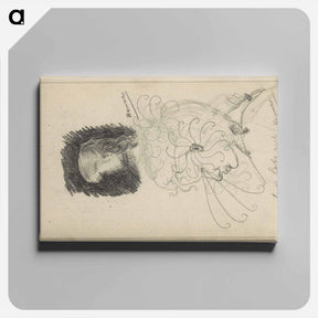 アートパネル-Portretkoppen van Hanne en Hanna - ユリー デ フラーハ Canvas.