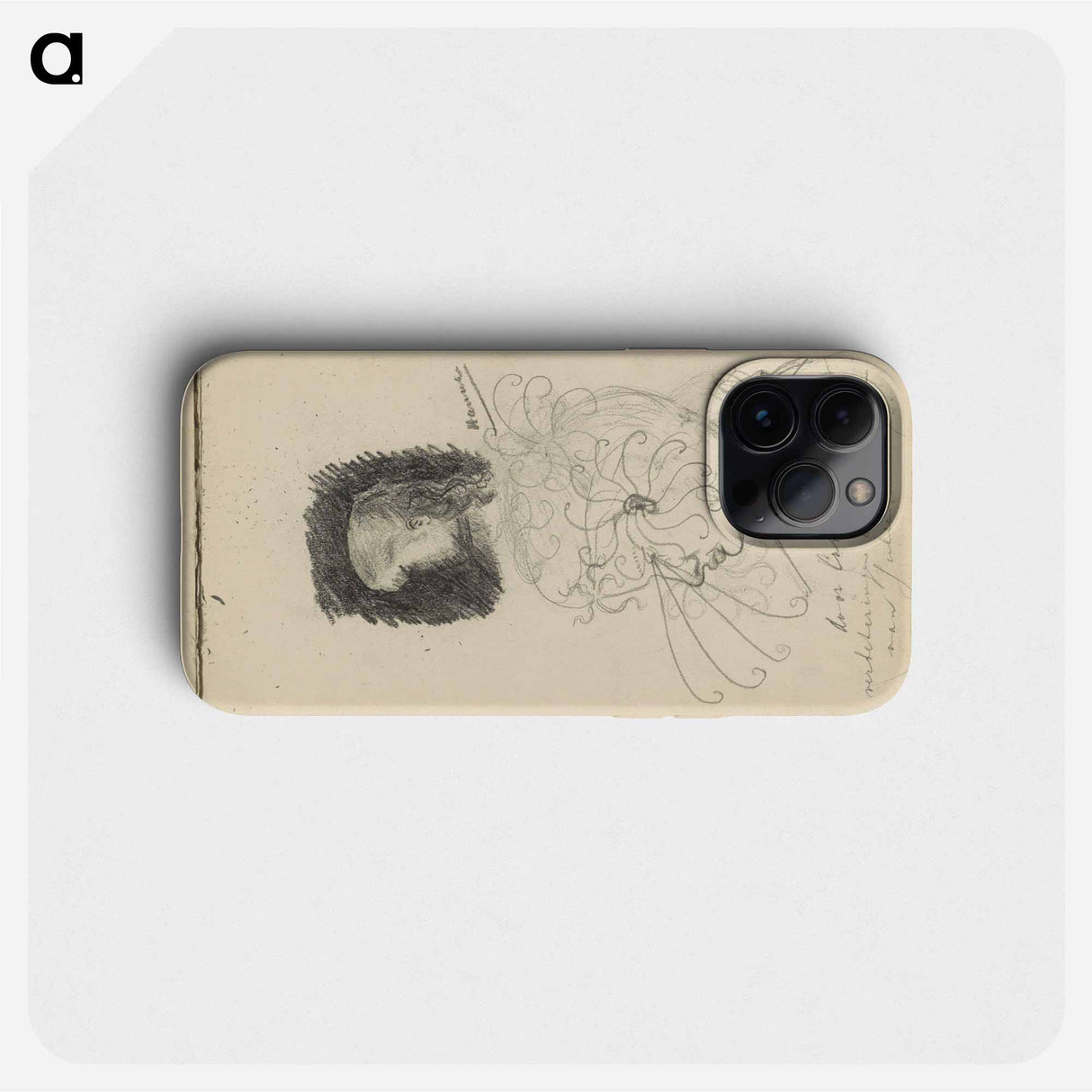 Portretkoppen van Hanne en Hanna - ユリー デ フラーハ Phone Case.