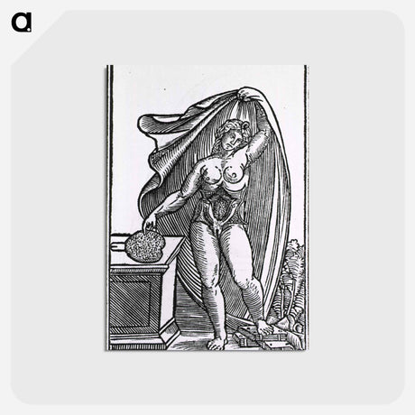 アートポストカード-Anatomy of the Female Body
 - 国立医学図書館 Postcard.