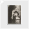 アートポストカード-Frontispiece from Emile Verhaeren's Les Debacles - オディロン ルドン Postcard.