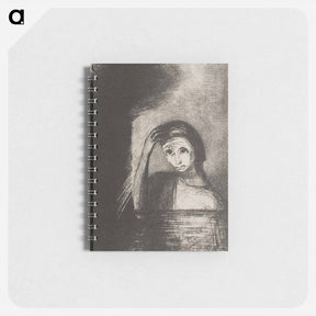 アートメモ帳-Frontispiece from Emile Verhaeren's Les Debacles - オディロン ルドン Memo.