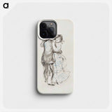 La danse à la campagne (The Dance in the Country) - Pierre-Auguste Renoir Phone Case.