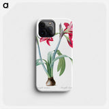 Brazilian amaryllis - Pierre Joseph Redouté Phone Case.