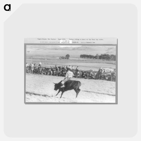 アートポストカード-Bean Day Rodeo
 - ラッセル リー Postcard.