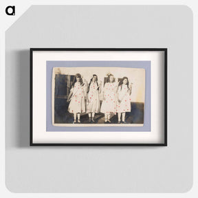アートポスター-Four Girls with Wands
 - セントルイス美術館 Poster.