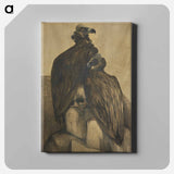 Two Arabian Vultures - テオ ヴァン ホイテマ Canvas.