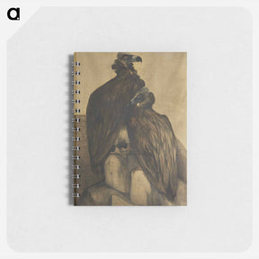 アートメモ帳-Two Arabian Vultures - テオ ヴァン ホイテマ Memo.