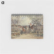 アートメモ帳-Foxhunting at Melton Mowbray: Taking the Gate at the Hinge Post While Snob Walks Thro'
 - イェール大学アートギャラリー Memo.