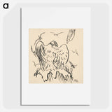 Sketch of eagles - アーノルド ピーター ワイズ クビンチャン Poster.