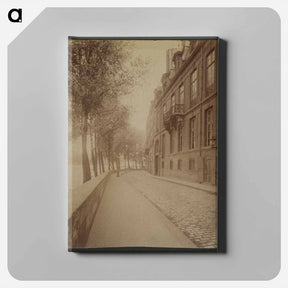 アートパネル-Hôtel Lauzun, 17 Quai d'Anjou
 - ウジェーヌ アジェ Canvas.