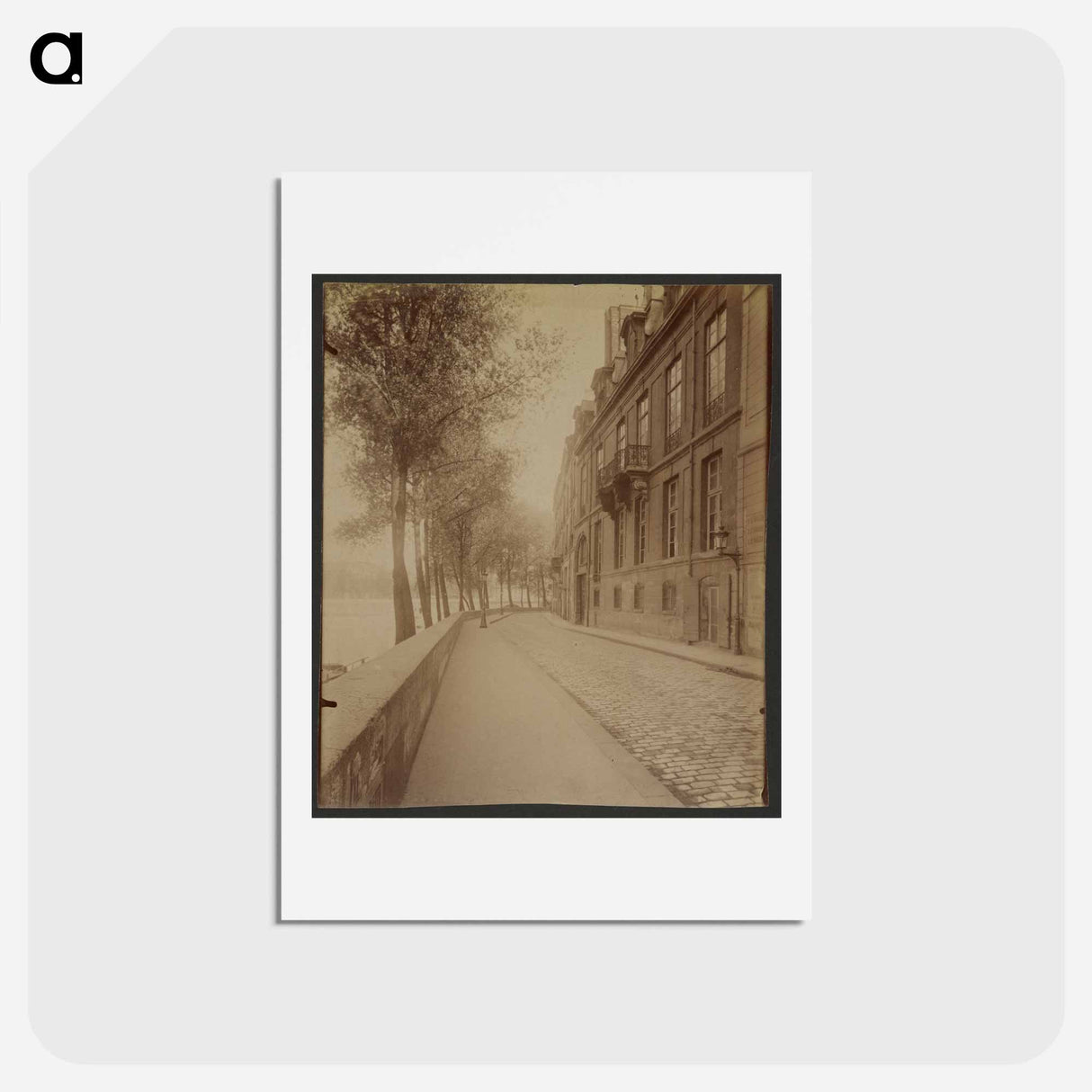 アートポストカード-Hôtel Lauzun, 17 Quai d'Anjou
 - ウジェーヌ アジェ Postcard.