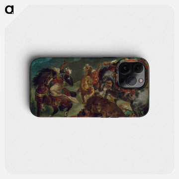 Lion Hunt - ウジェーヌ ドラクロワ Phone Case.