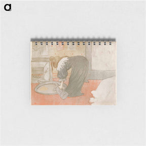 アートメモ帳-Femme au tub - アンリ ド トゥールーズ ロートレック Memo.
