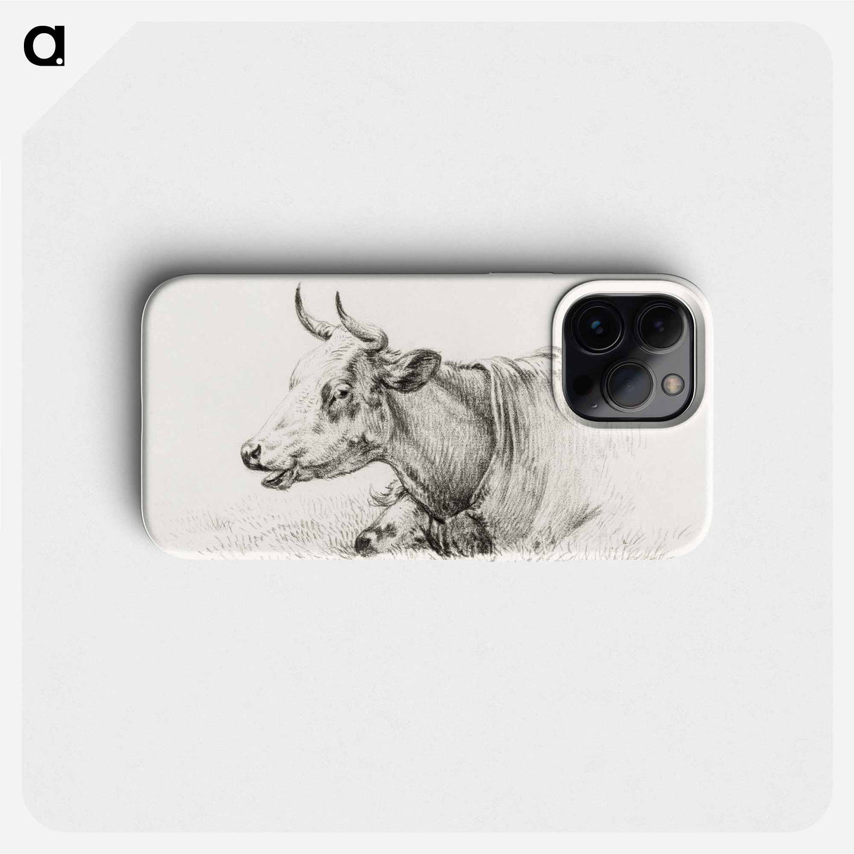 Lying cow - ジャン ベルナール Phone Case.