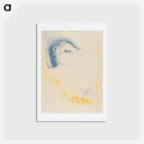 アートポストカード-The Shulamite - オディロン ルドン Postcard.