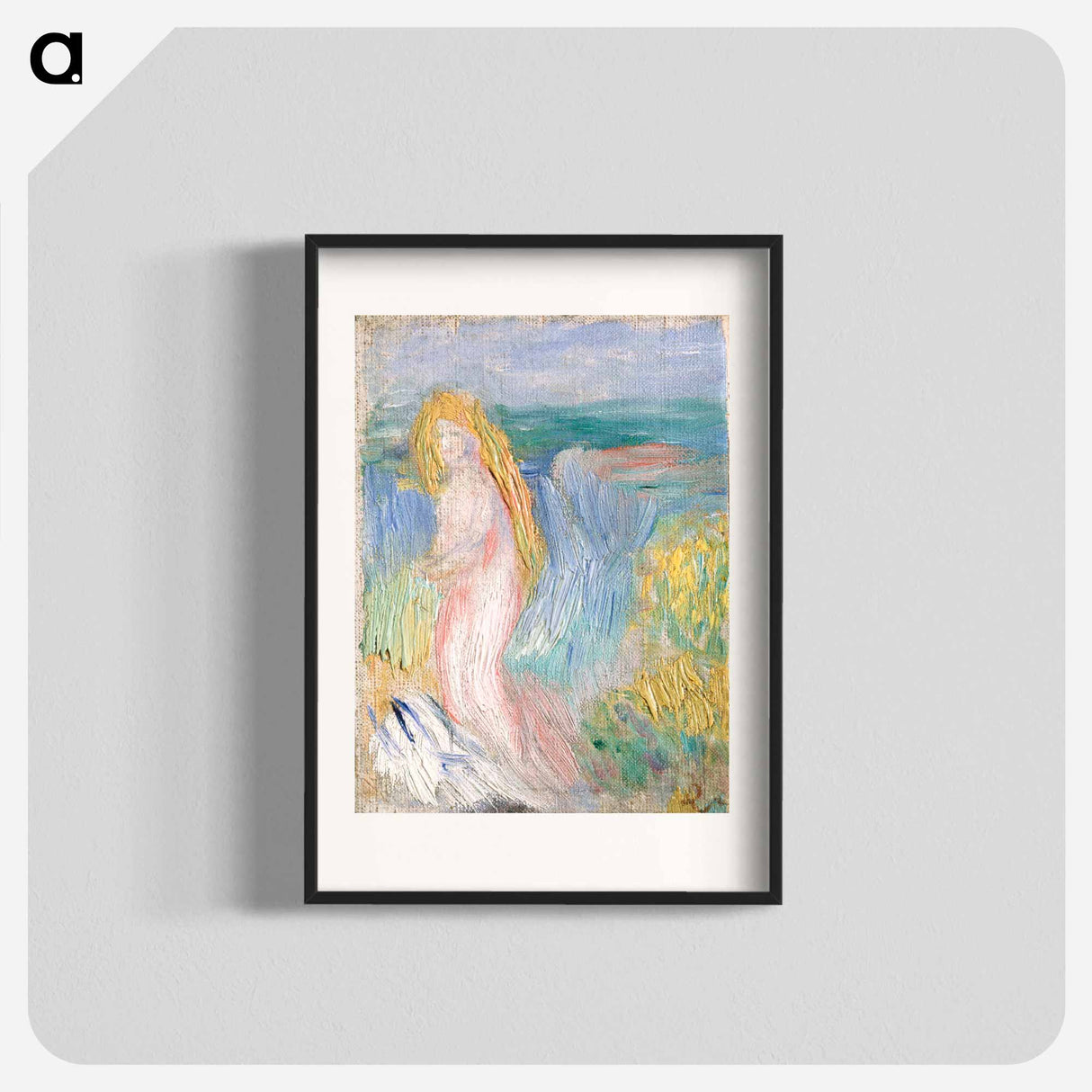 Small Study for a Nude - ピエール オーギュスト ルノワール Poster.