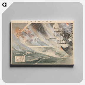 アートパネル-The Second Attack in the Harbor of Port Arthur
 - セントルイス美術館 Canvas.