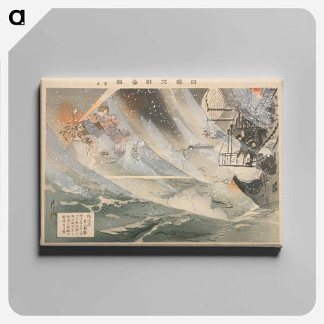アートパネル-The Second Attack in the Harbor of Port Arthur
 - セントルイス美術館 Canvas.