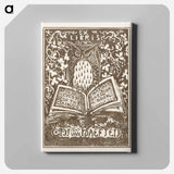 Ex libris van Jhr. C.H.J. van Haeften - テオ ヴァン ホイテマ Canvas.