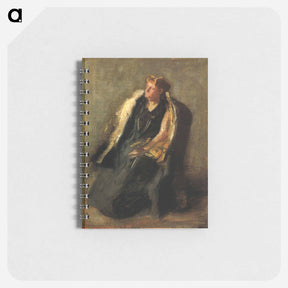 アートメモ帳-Portrait of Mrs. Hubbard (sketch) - トーマス エイキンズ Memo.