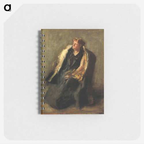 Portrait of Mrs. Hubbard (sketch) - トーマス エイキンズ Memo.