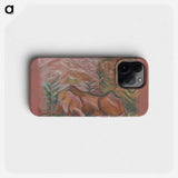 Dog in the woods - アーノルド ピーター ワイズ クビンチャン Phone Case.
