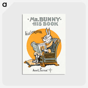 アートポストカード-Mr. Bunny, His Book
 - ボストン公共図書館 Postcard.
