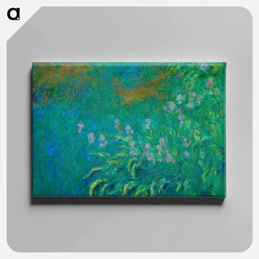 アートパネル-Irises - クロード モネ Canvas.