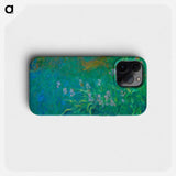 Irises - Claude Monet Phone Case.