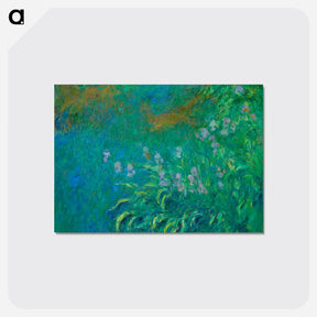 アートポストカード-Irises - クロード モネ Postcard.