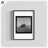 Oklahoma sharecropper entering California stalled on the desert with his wife and four children - Dorothea Lange Poster.