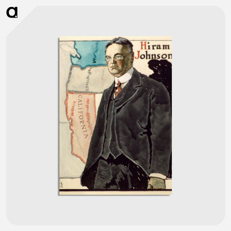 アートポストカード-Hiram Johnson - エドワード ペンフィールド Postcard.