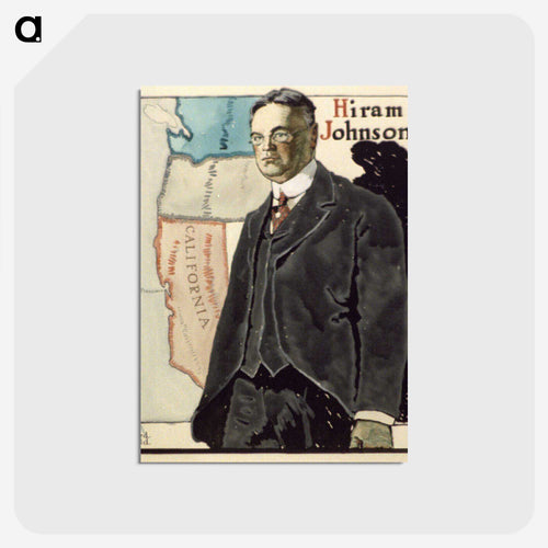 Hiram Johnson - エドワード ペンフィールド Postcard.