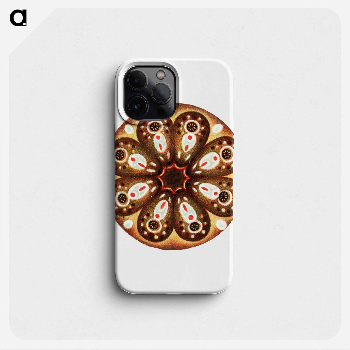 Colorful vintage tunicate illustration - エルンスト ヘッケル Phone Case.