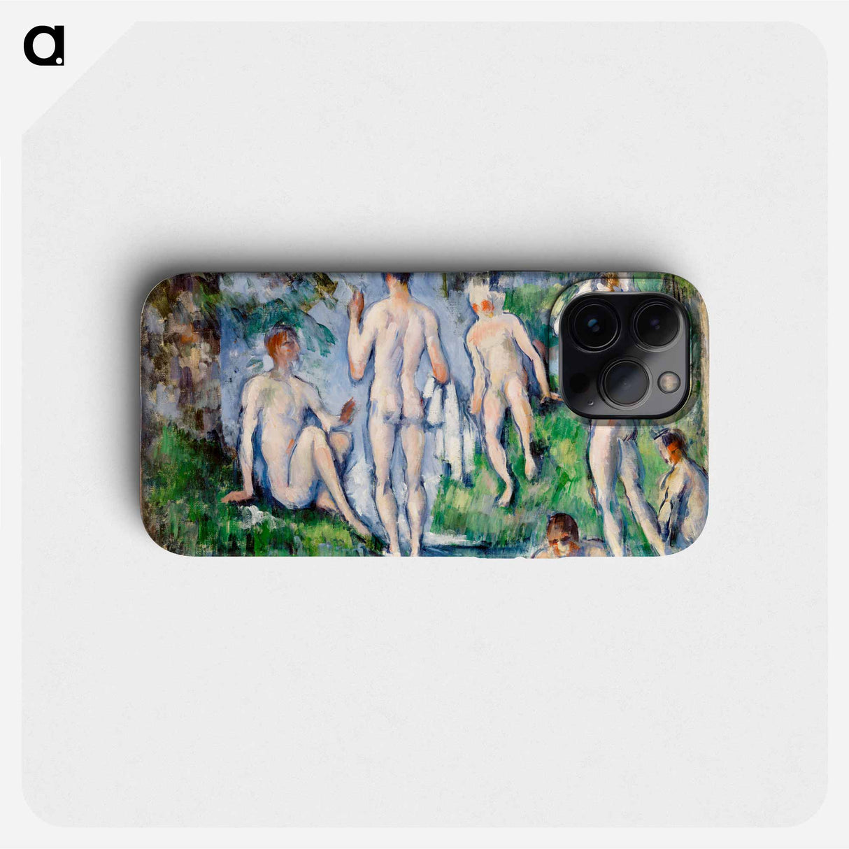 Group of Bathers - ポール セザンヌ Phone Case.