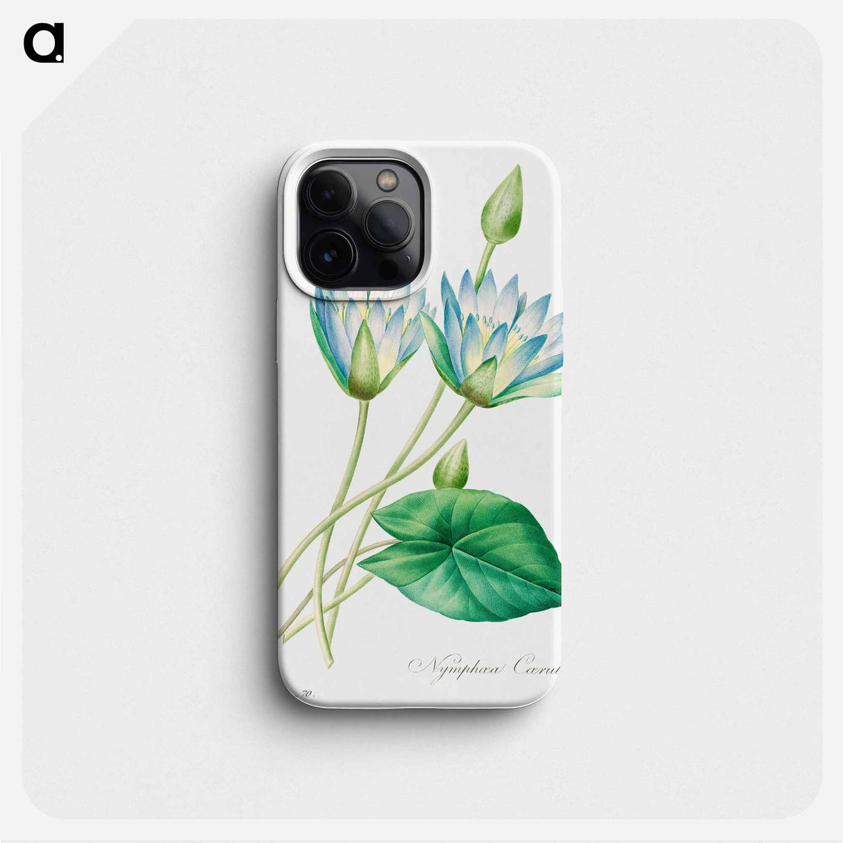 Egyptian lotus - ピエール ジョゼフ ルドゥーテ Phone Case.