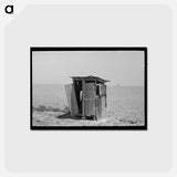 アートポストカード-Front Porch of Sharecropper Cabin
 - ラッセル リー Postcard.