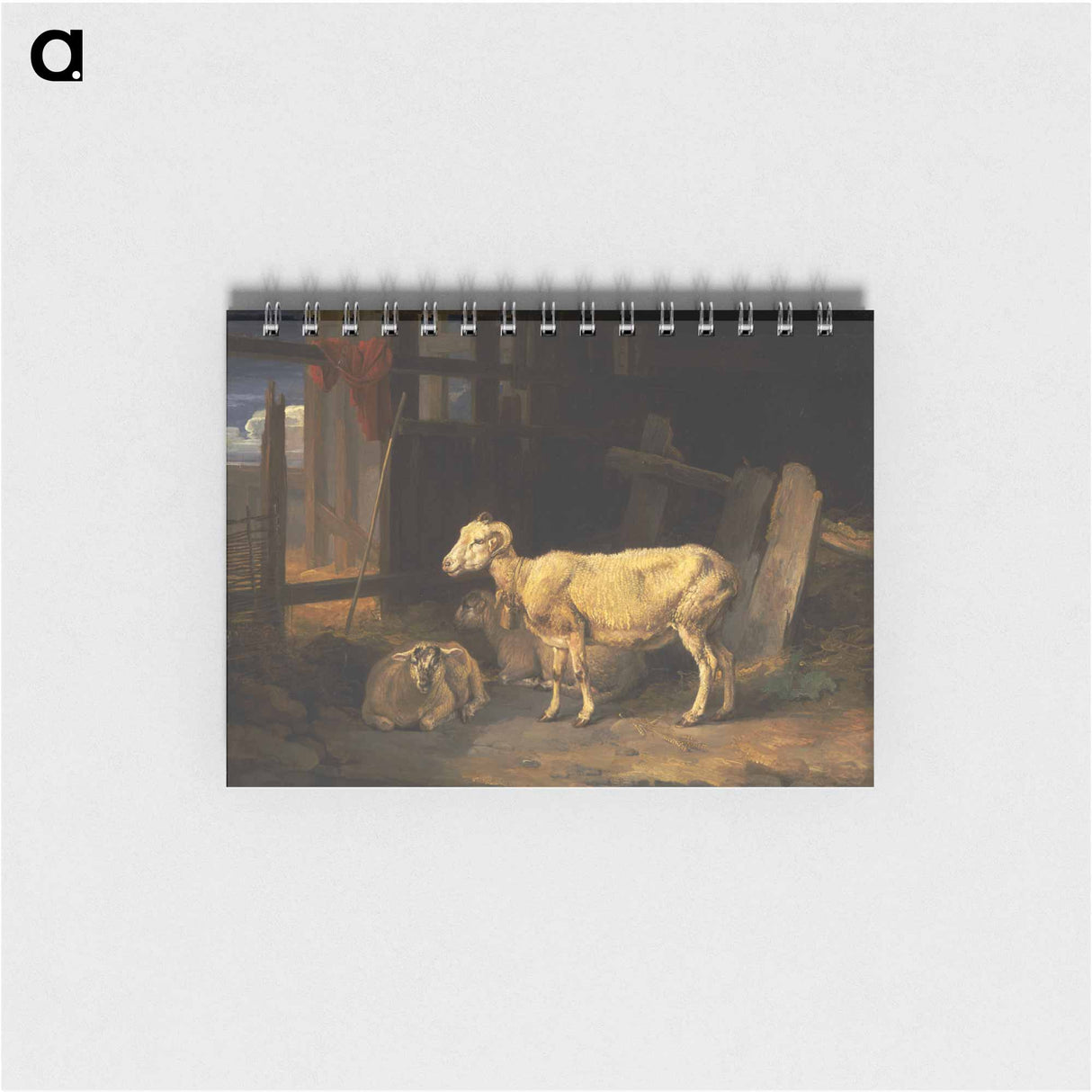 アートメモ帳-Heath Ewe and Lambs
 - イェール大学アートギャラリー Memo.
