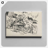 Mountain landscape - アーノルド ピーター ワイズ クビンチャン Canvas.
