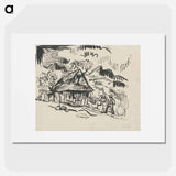 Mountain landscape - アーノルド ピーター ワイズ クビンチャン Poster.