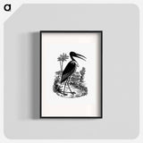 アートポスター-Greater Adjutant
 - 大英図書館 Poster.