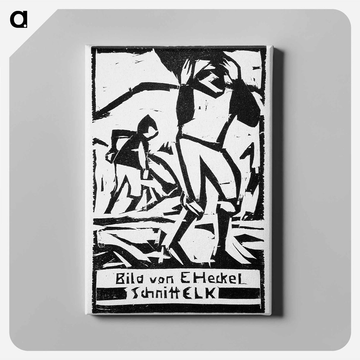 アートパネル-Trench diggers by the Tiber - エルンスト ルートヴィヒ キルヒナー Canvas.