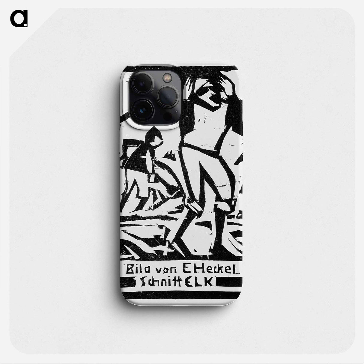 Trench diggers by the Tiber - Ernst Ludwig Kirchner Phone Case.