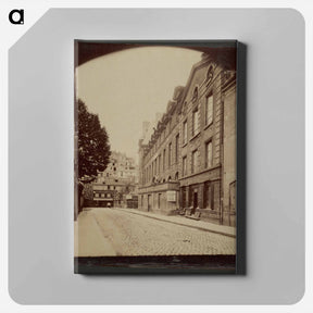 アートパネル-Rue de l'Abbaye, 6°
 - ウジェーヌ アジェ Canvas.