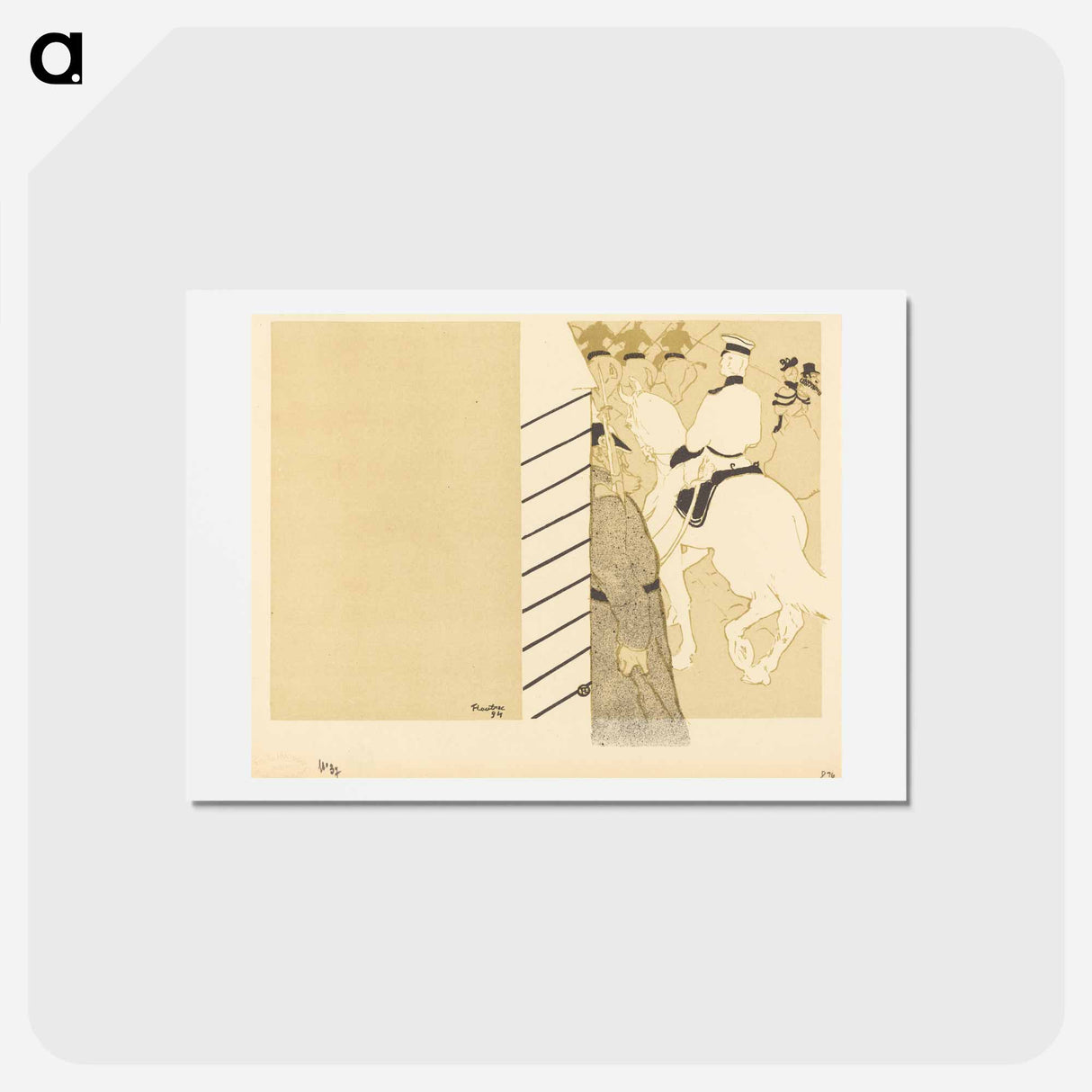 アートポストカード-German Babylon - アンリ ド トゥールーズ ロートレック Postcard.